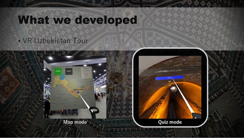 Virtual Reality を適用したウズベキスタンへの訪問探索ゲーム
