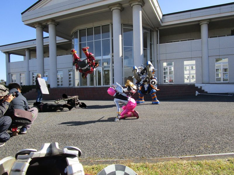 騎士竜戦隊リュウソウジャー　明星大学青梅校ロケ