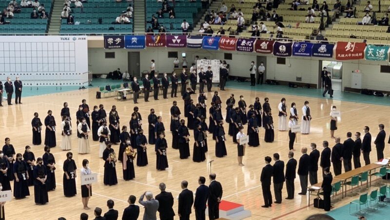 第56回全日本女子学生剣道選手権の様子