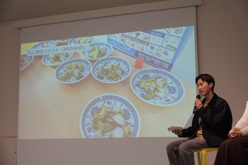 イベントでのエピソードを語る