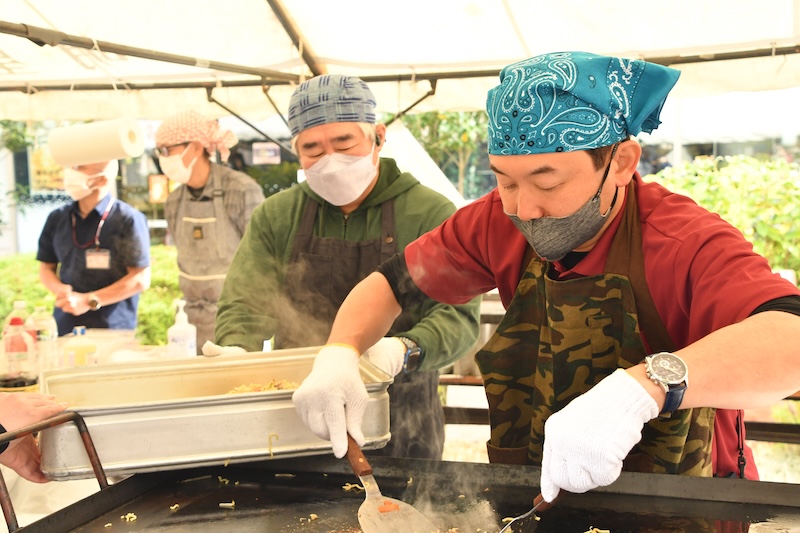 星友祭の「能登応援キッチン」の様子