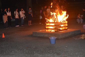 待ちに待ったキャンプファイヤー