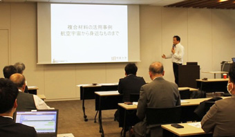 複合材料に関する研究とその応用可能性を紹介する小山教授01