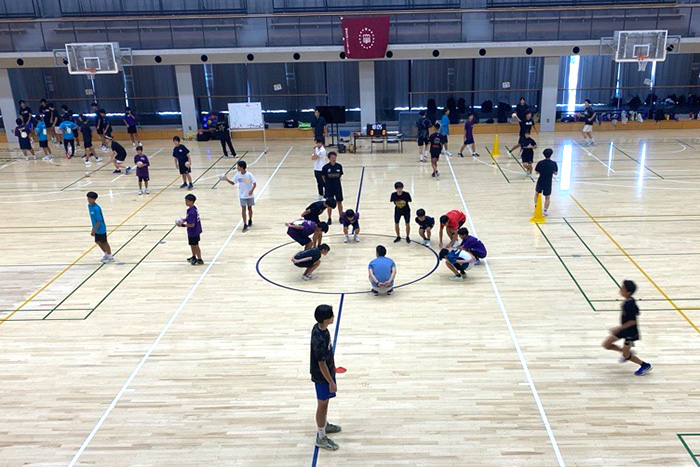 男子送球部が「中学生交流会」をしました（2025.08.03）