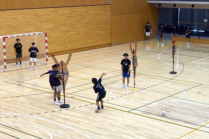 男子送球部が「中学生交流会」をしました（2025.08.03）