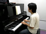 ピアノ実習の様子